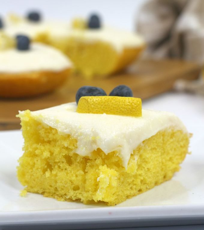 lemon sour cream sheet cake